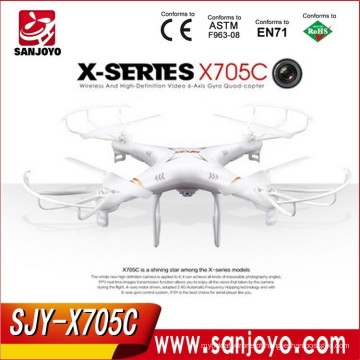 5.8g sem fio uav VS SYMA X8C X8C-1 2.4G com câmera rc quad helicóptero RC zangão venda quente SJY-X705C